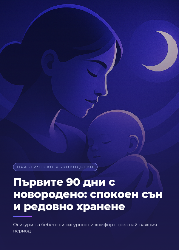 Първите 90 дни с новородено: спокоен сън и редовно хранене