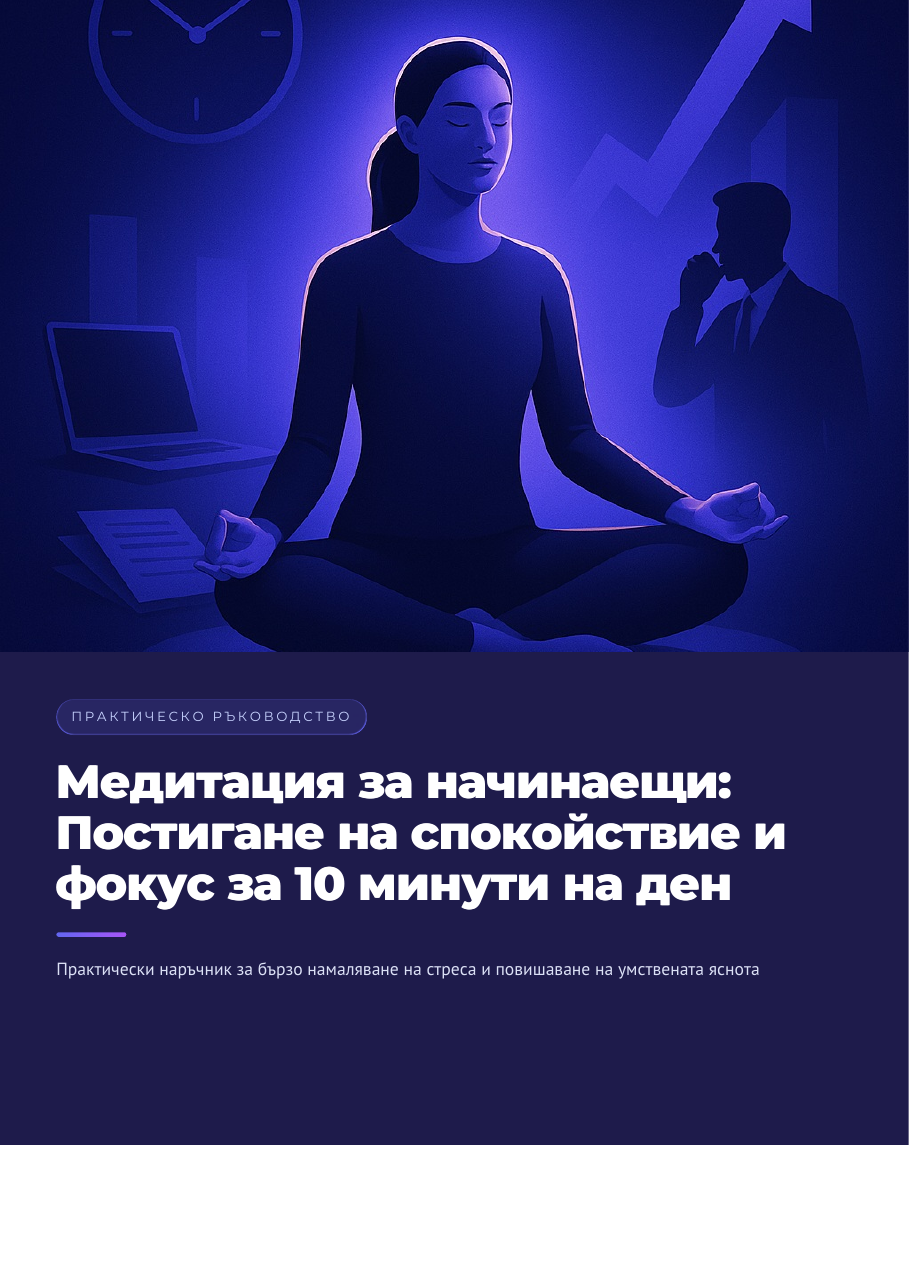 Спокойствие и фокус за 10 минути дневно